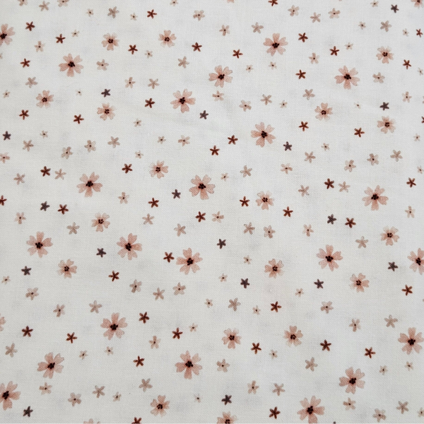 A3 - stof cream little flowers