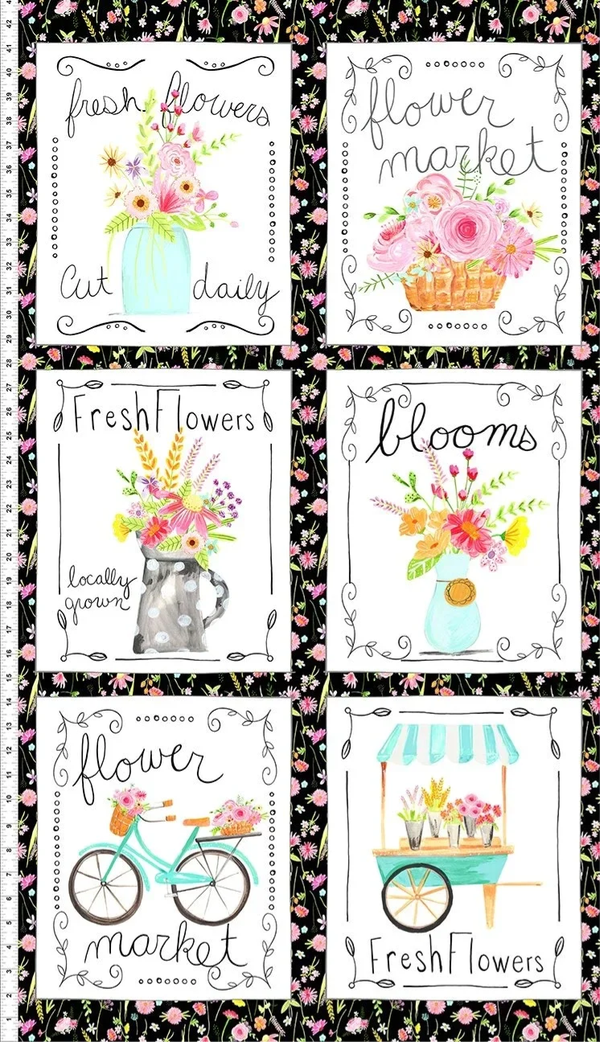 Panel Flower Market