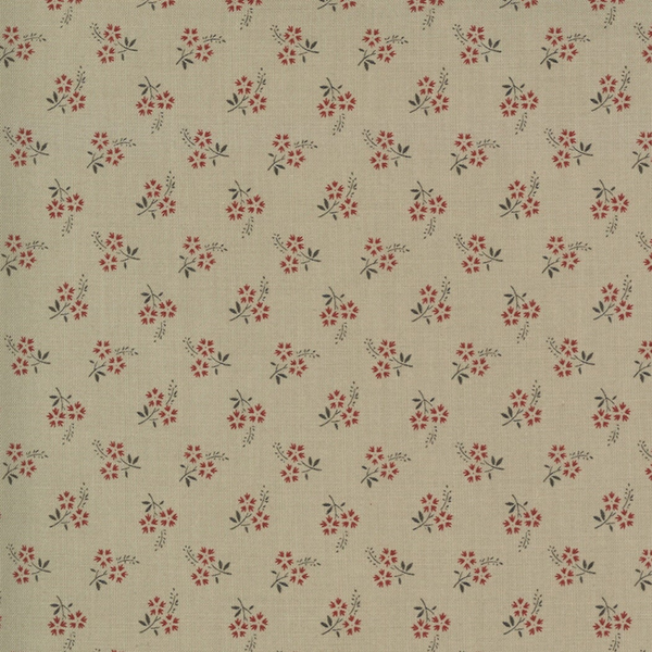 Q217 - stof Jardin De Fleurs Roche by French General - Moda 13897-20
