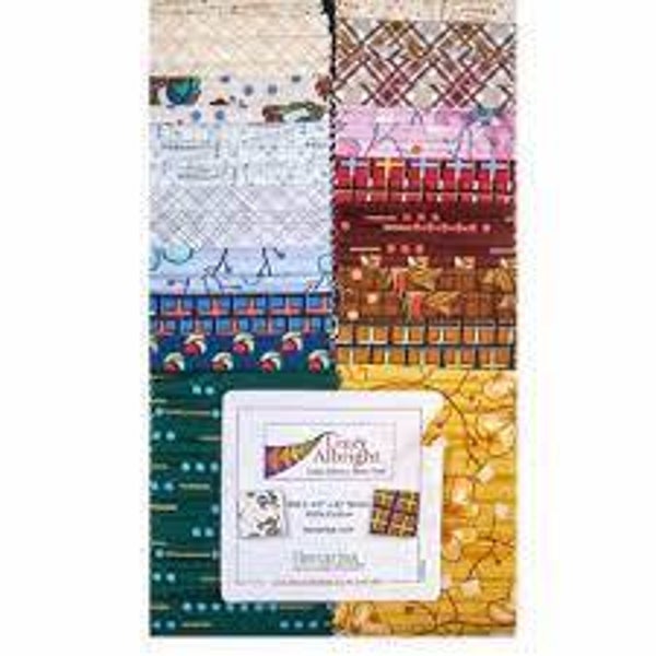 Lizzy Albright - Cedar Chest of Ricky Tims strips van 2 1/2 x 42 inch - Benartex