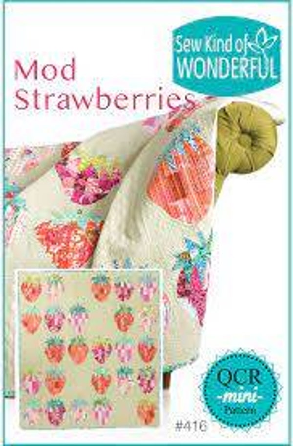 Patroon Mod Strawberries - Sew Kind Of Wonderful