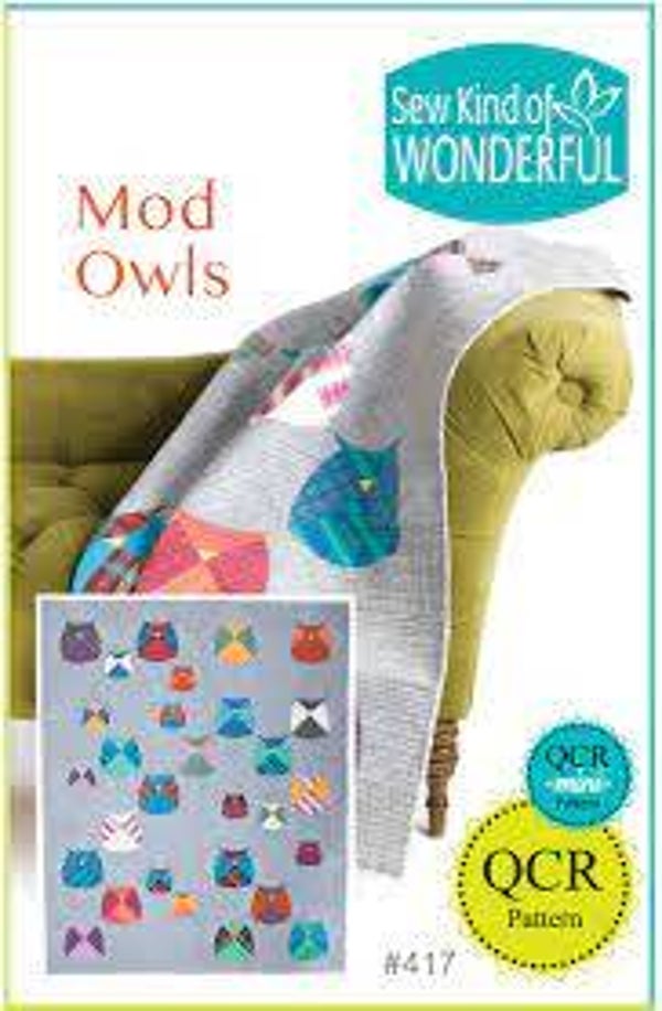 Patroon Mod Owls - Sew Kind Of Wonderful