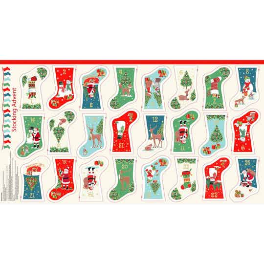 Panel  Kerstsokken advent