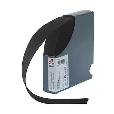 Elastiek stevig 30 mm zwart