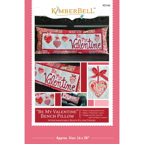 Patroon kussen "Be My Valentine" door KimberBell