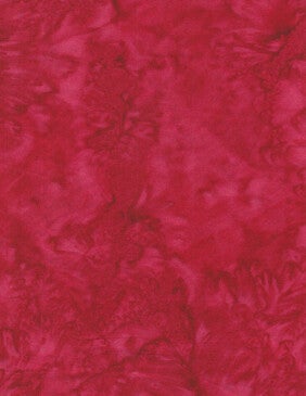 BC08 - batikstof exotic red "Be Colourful" by Jacqueline de Jonge