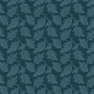 Q224 - stof Leaves Navy - Midnight Bloom by Maywood Studio
