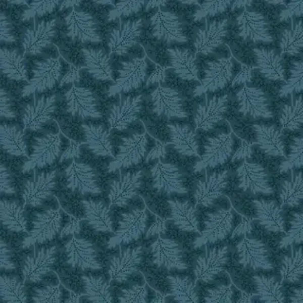 Q224 - stof Leaves Navy - Midnight Bloom by Maywood Studio