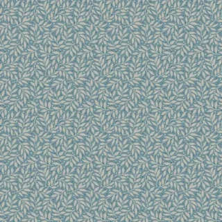 Q128 - stof  Leaf Vine  Cream/Aqua- Midnight Bloom by Maywood Studio