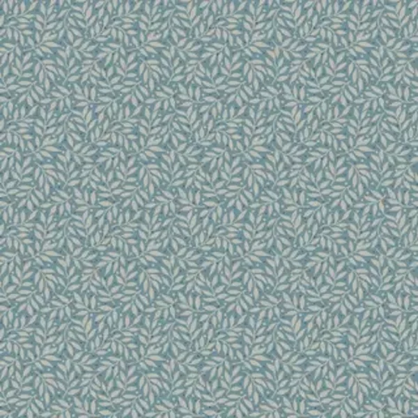 Q128 - stof  Leaf Vine  Cream/Aqua- Midnight Bloom by Maywood Studio