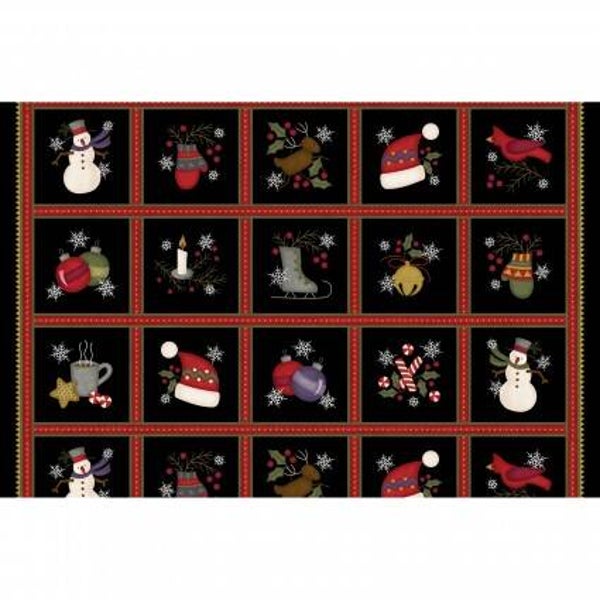 Panel Most wonderful Time- flanel- Bonnie Sullivan