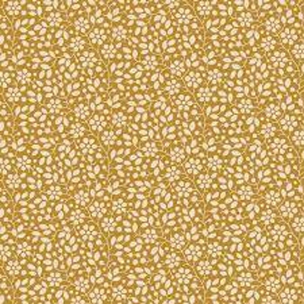 T8 - stof mustard - Cloudpie by Tilda