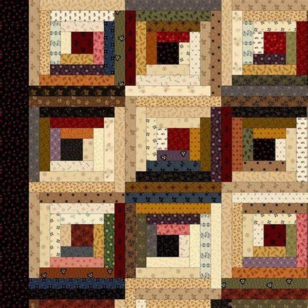 Q522 - stof logcabin multi - Windham