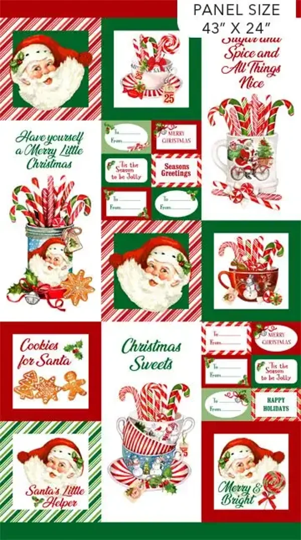 Panel Christmas by Hoffman Fabrics