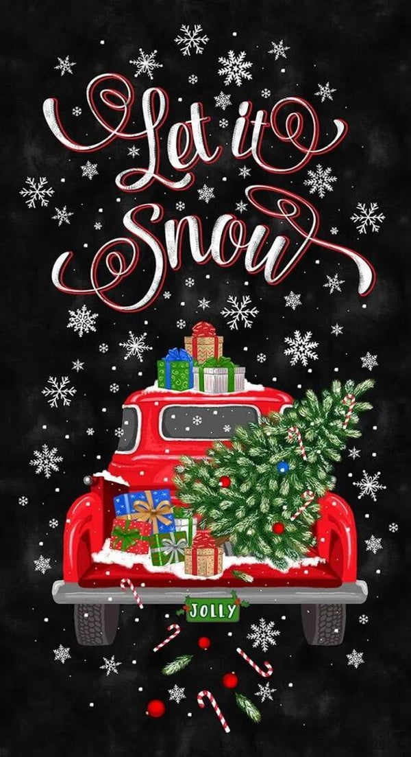 Panel Let it snow truck