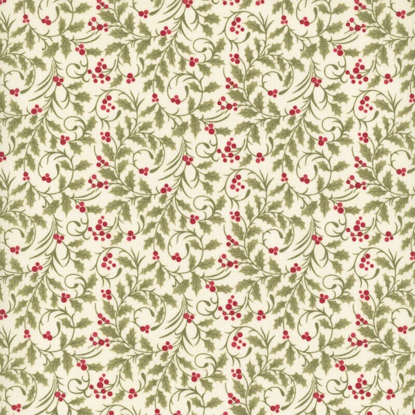 C62 - stof Christmas cream - 3 sisters - Moda