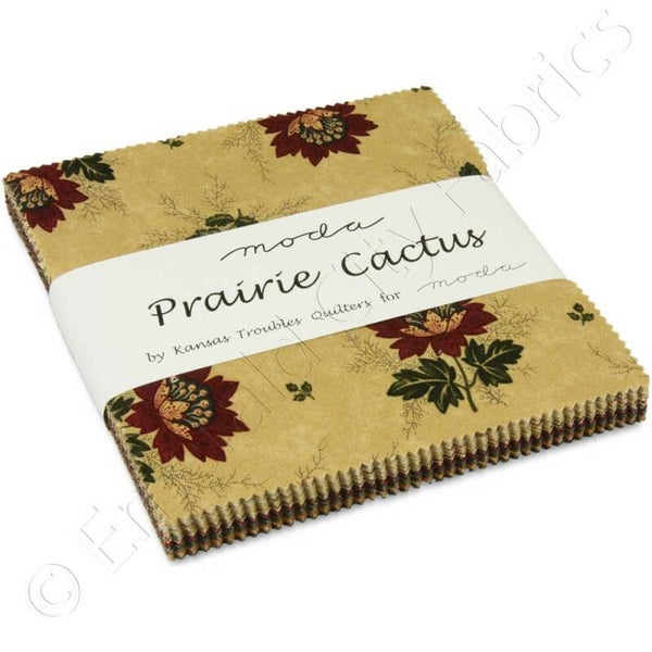 Charm pack "Prairie Cactus" Kansas Troubles