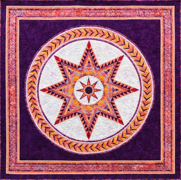 Patroon Purple Sunrise - Jacqueline de Jonge