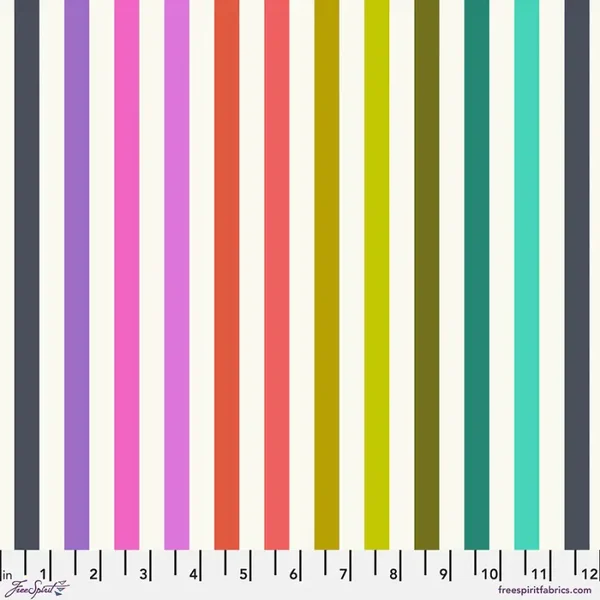 Q1162 - stof stripe disco- Tabby Road Deja Vu  - Tula Pink