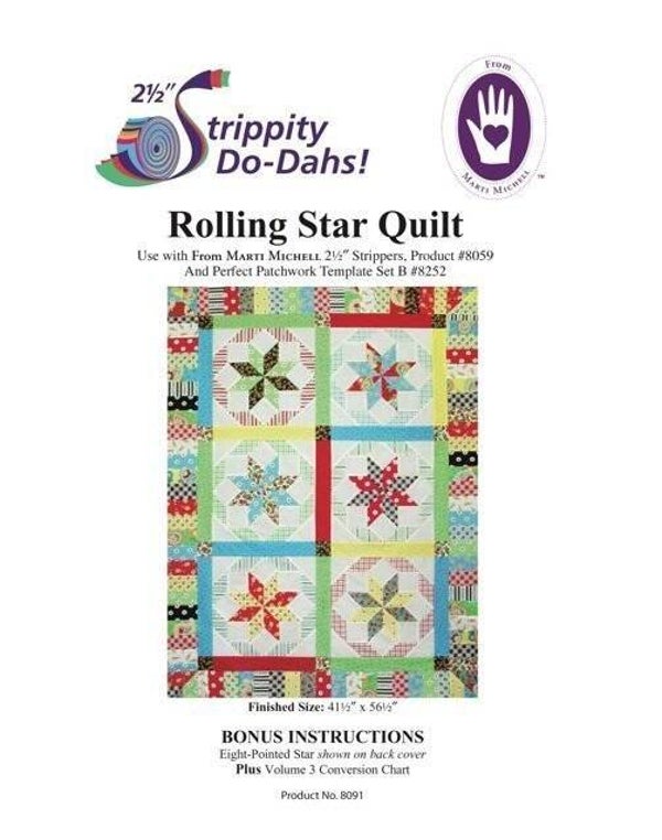 Patroon Rolling Star Quilt van Marti Michell