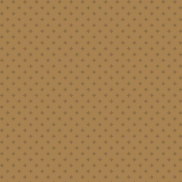 Q393 B - stof  -geo set dk tan - Marcus Fabrics