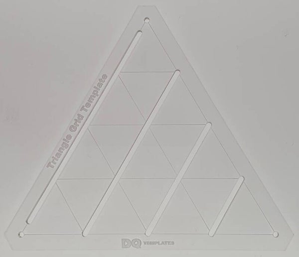 Triangle Grid Template - in 3 maten -DQ Templates