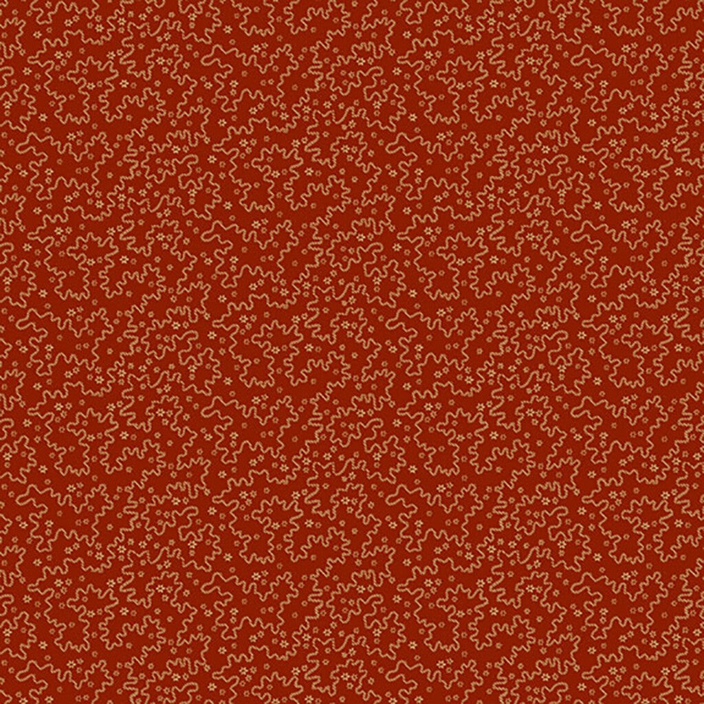 Q1103 - stof red Tree Farm- Marcus Fabrics