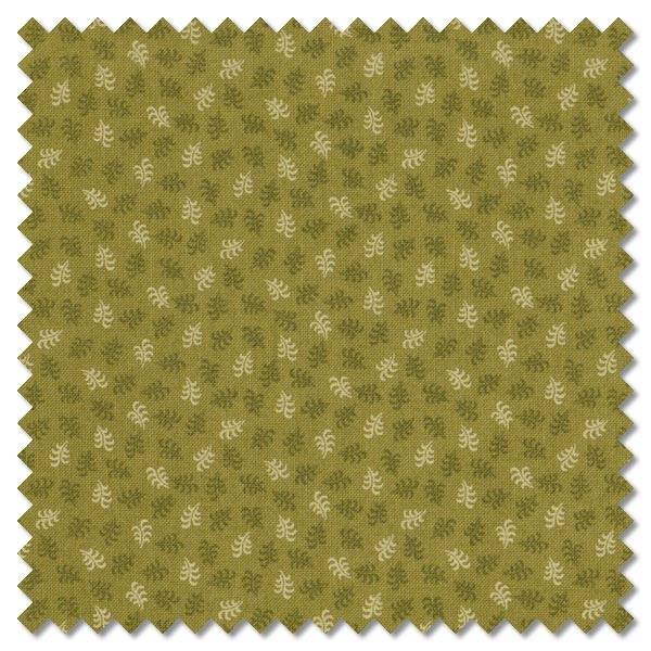 Q812 - stof flourish light green - Makower