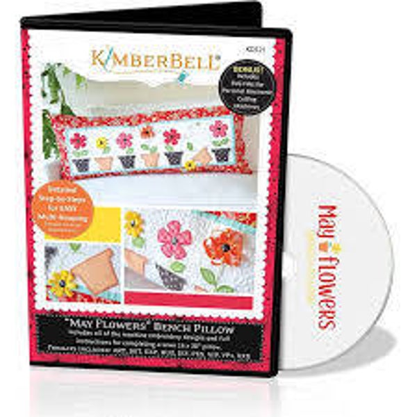 Kimberbell borduur CD May Flowers Bench Pillow
