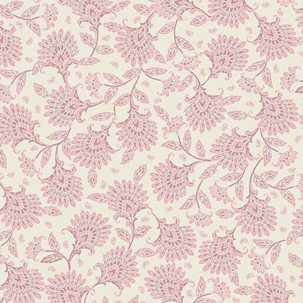 Whimsy floral rose - stof dubbelbreed 275 cm