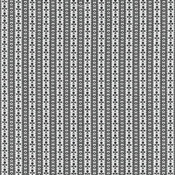 Zeeuwse stof klaver zwart/wit