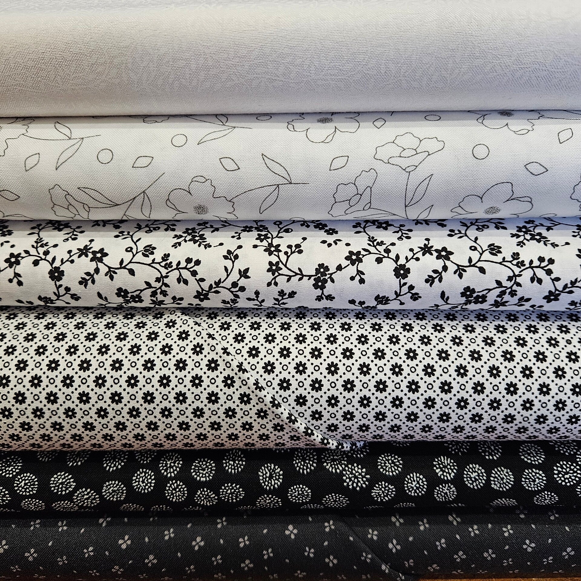 quiltproject 2026 - pakket -  zwart wit