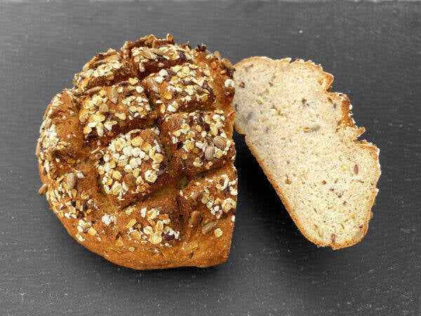 Bio Vollkornbrot 350g glutenfrei, laktosefrei, vegan