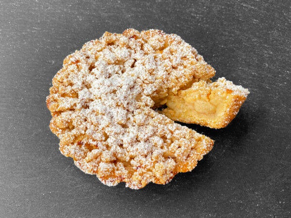 Bio Apfelstreuseltörtli 100g glutenfrei, laktosefrei, vegan