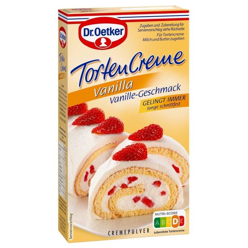 Vanilla Tortencreme 123g