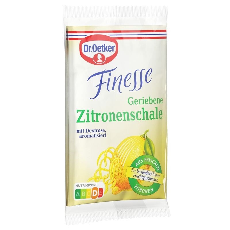Finesse Geriebene Zitronenschale 3er 18g