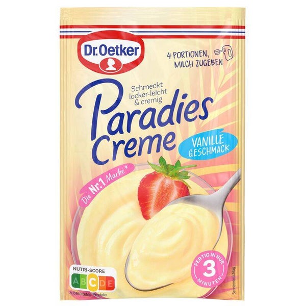Paradiess Creme Vanille-Geschmack 60g
