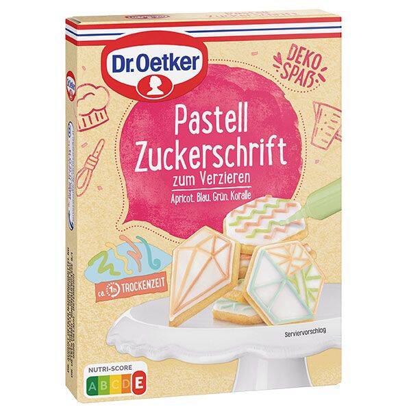 Pastell Zuckerschrift 100g
