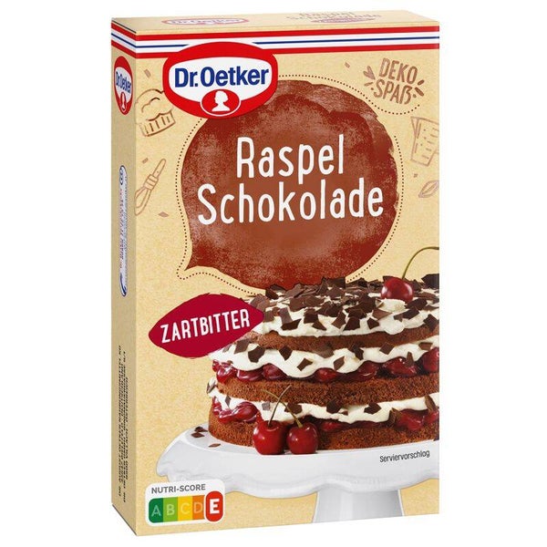 Raspelschokolade Zartbitter 100g