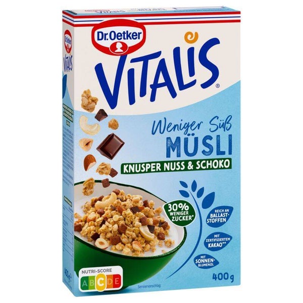 Nuss+Schoko Weniger Süss 400g