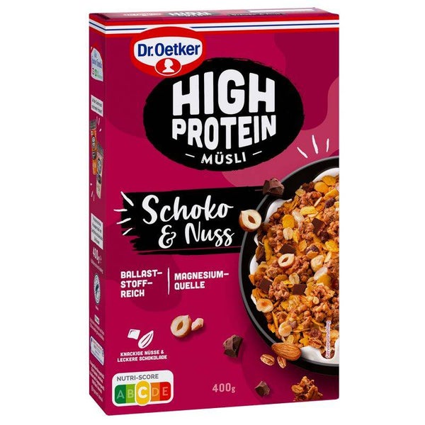 High Protein Müesli Schoko + Nuss 400g