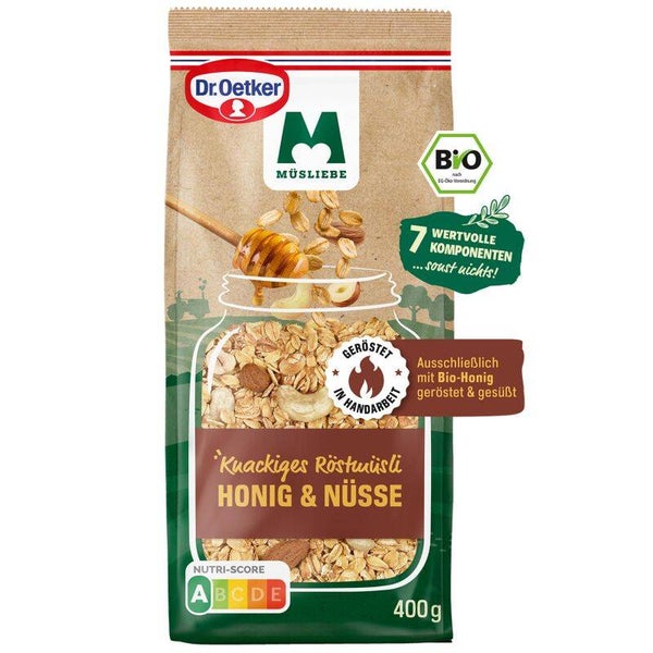 Bio Honig + Nüsse Müslibe 400g