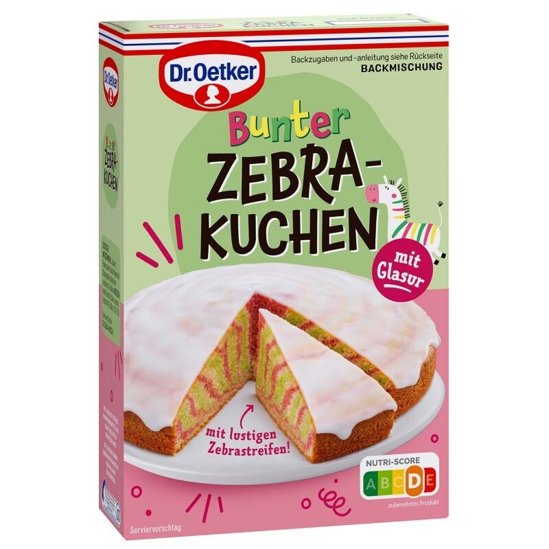Bunter Zebrakuchen 515g