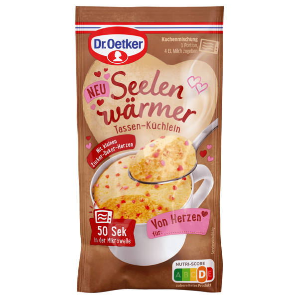 Seelenwärmer Tassenküchlein von Herzen 54g