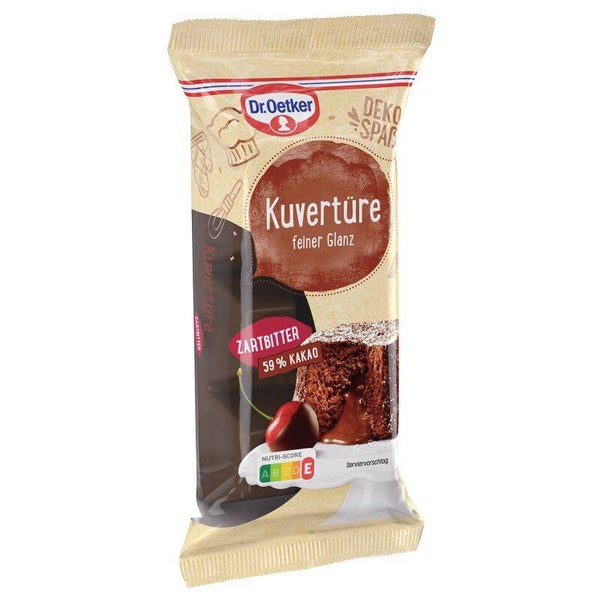 Kuvertüre Zartbitter 150g