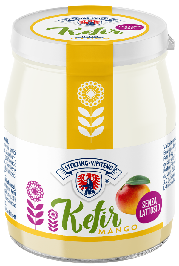 Kefir Vollmilch Mango 10x150g glutenfrei laktosefrei