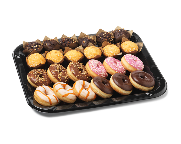 Mini Mixed Muffin / Donut Platte  für 6 bis 8 Personen