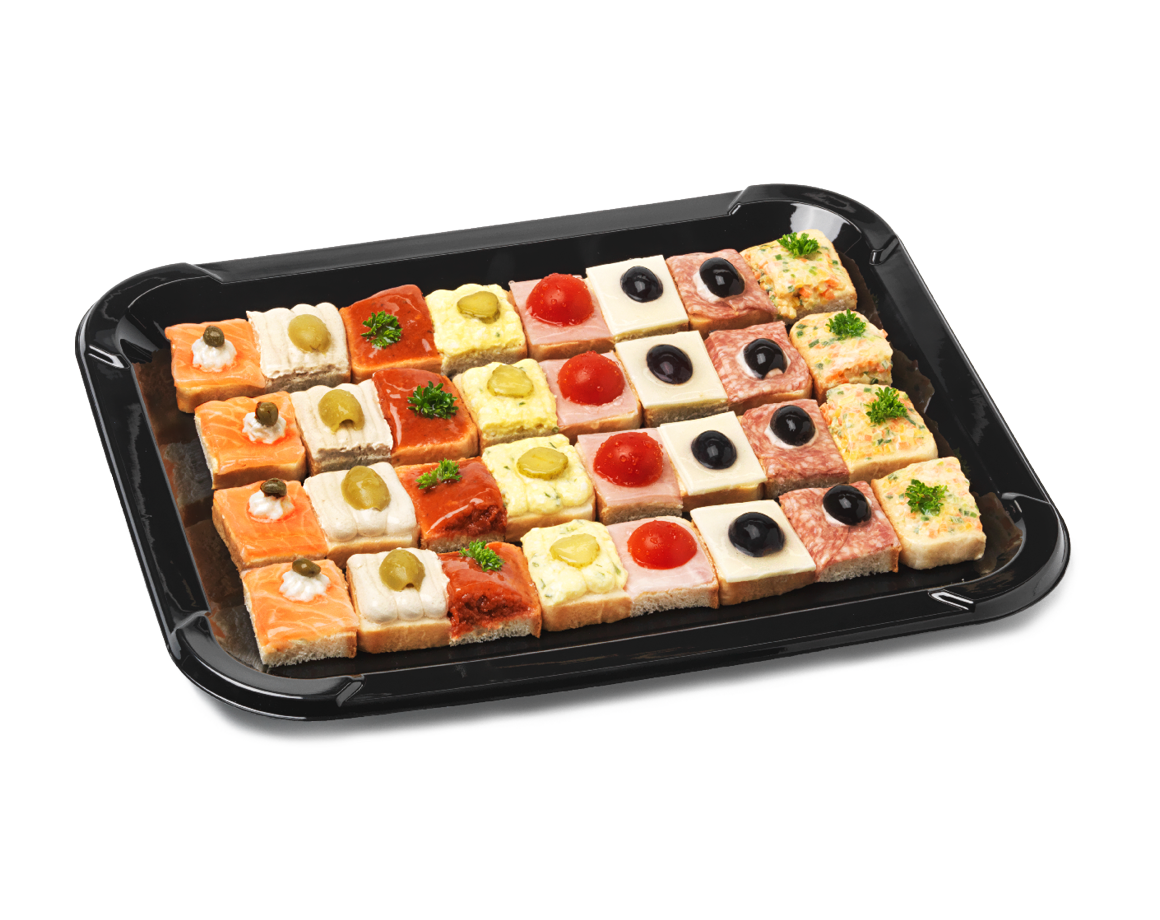 Canape-Platte für 4 Personen