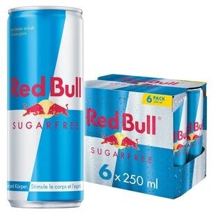 Red Bull Energy Sugarfree 6x25cl