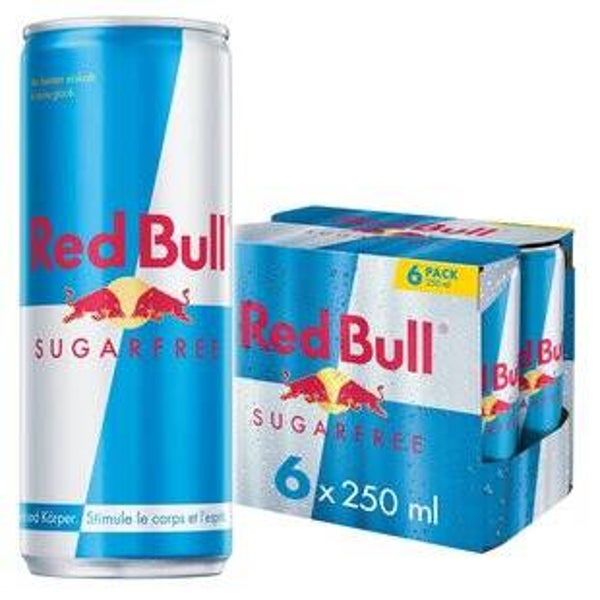 Red Bull Energy Sugarfree 6x25cl